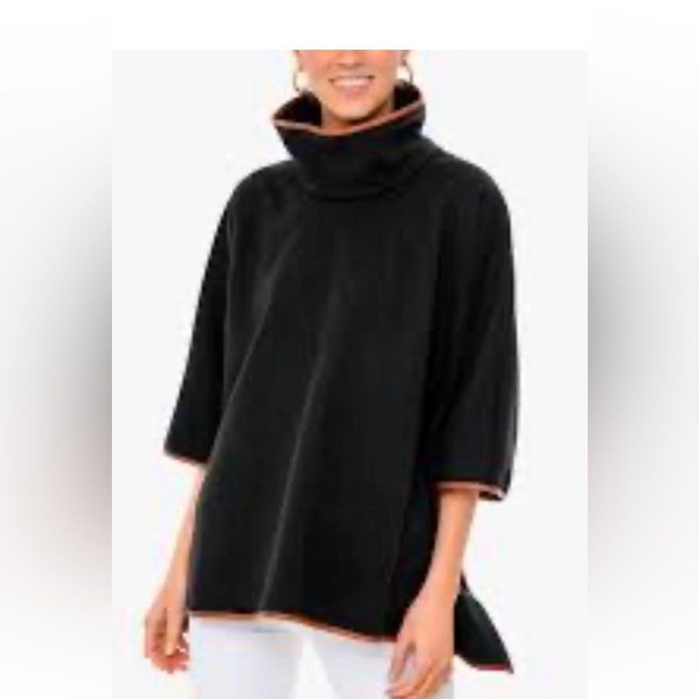 Tuckernuck leather trim funnel piper poncho